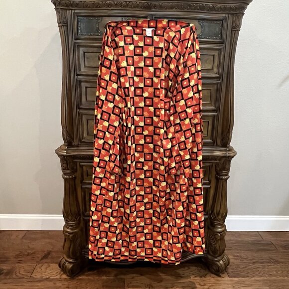 Josie by Natori Women's 3 Piece Pajama & Robe Set Large Button Front Top Pants L - Picture 14 of 16